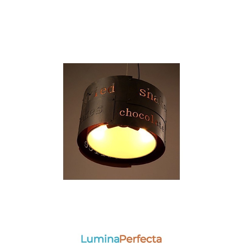 LOFT Modernă Modernă Artă Nordică Lampă de suspendare din țesătură Creativă Lampă de cafenea Lampă de suspendare Dia 35cm