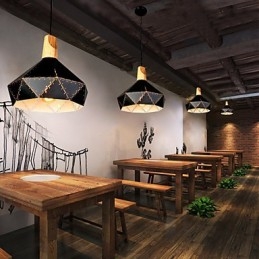 Plafoniere retro clasice din metal Lampe suspendate simple Lampă suspendată cafenea
