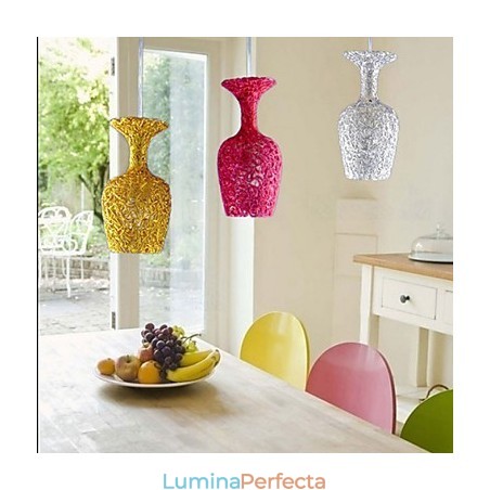 Candelabru din aluminiu țesut cu lampă cu trei capete Apple Candelabru din aluminiu țesut cu lampă cu trei capete Apple