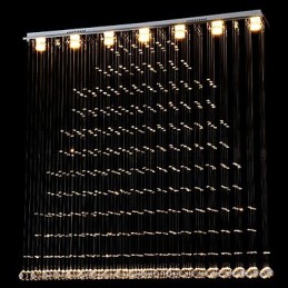 K9 Crystal Pendant Lampă Suspendată Sârmă Candelabru Iluminare Plafoniere