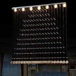 K9 Crystal Pendant Lampă Suspendată Sârmă Candelabru Iluminare Plafoniere