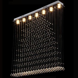 K9 Crystal Pendant Lampă Suspendată Sârmă Candelabru Iluminare Plafoniere