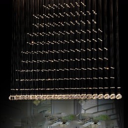 K9 Crystal Pendant Lampă Suspendată Sârmă Candelabru Iluminare Plafoniere