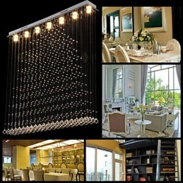 K9 Crystal Pendant Lampă Suspendată Sârmă Candelabru Iluminare Plafoniere