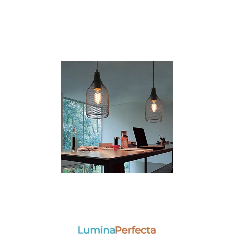 Lampe suspendate Mini Style Rustic Lodge Retro Country Garage Metal