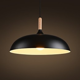Lampă cu pandantiv retro Pictură Lemn+Metal Lămpi cu pandantiv Cafe