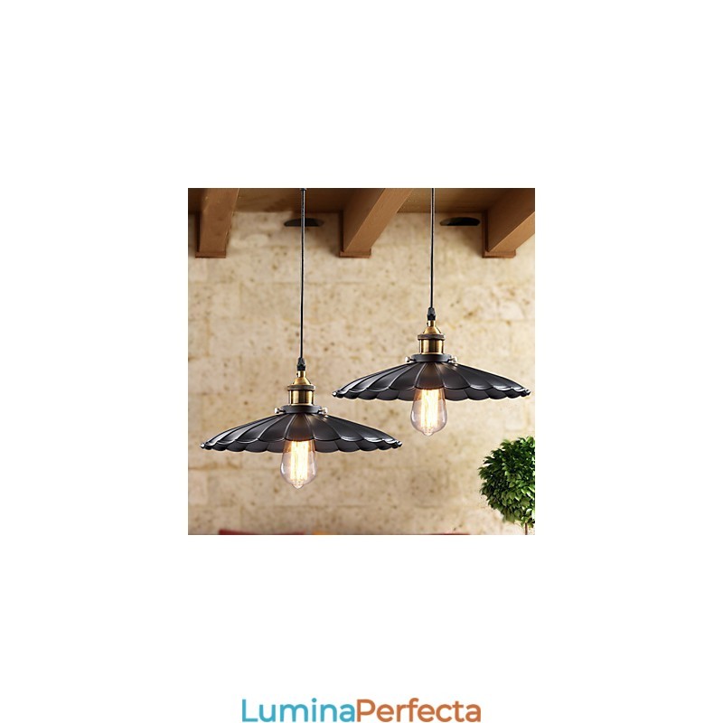 Lampă suspendată în stil european clasic, retro, metal, artă Droplight