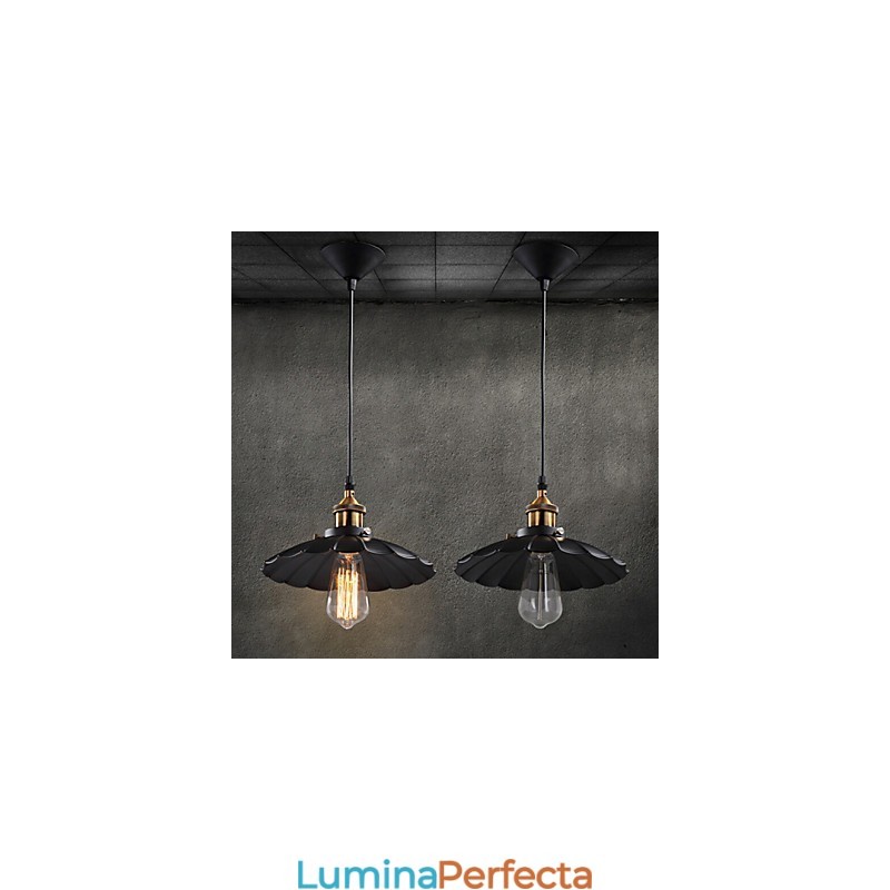 Lampă suspendată în stil european clasic, retro, metal, artă Droplight