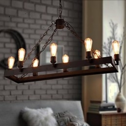 Candelabru modern Retro Loft Candelabru Țară Americană Creativ Industrial Cafe Lampă Lumini