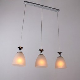 Lampă suspendată cromată în stil mini insulă modern și contemporan