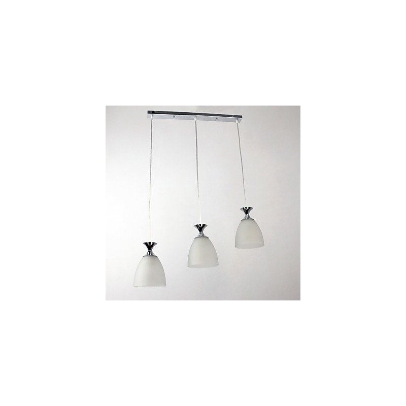 Lampă suspendată cromată în stil mini insulă modern și contemporan