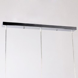 Lampă suspendată cromată în stil mini insulă modern și contemporan