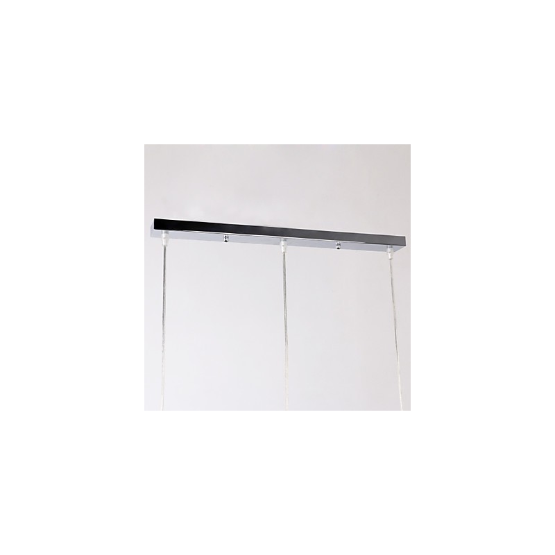 Lampă suspendată cromată în stil mini insulă modern și contemporan