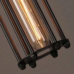 Stil european creativ care restaurează căile antice Fier forjat Alcatraz Lampă cu un singur cap