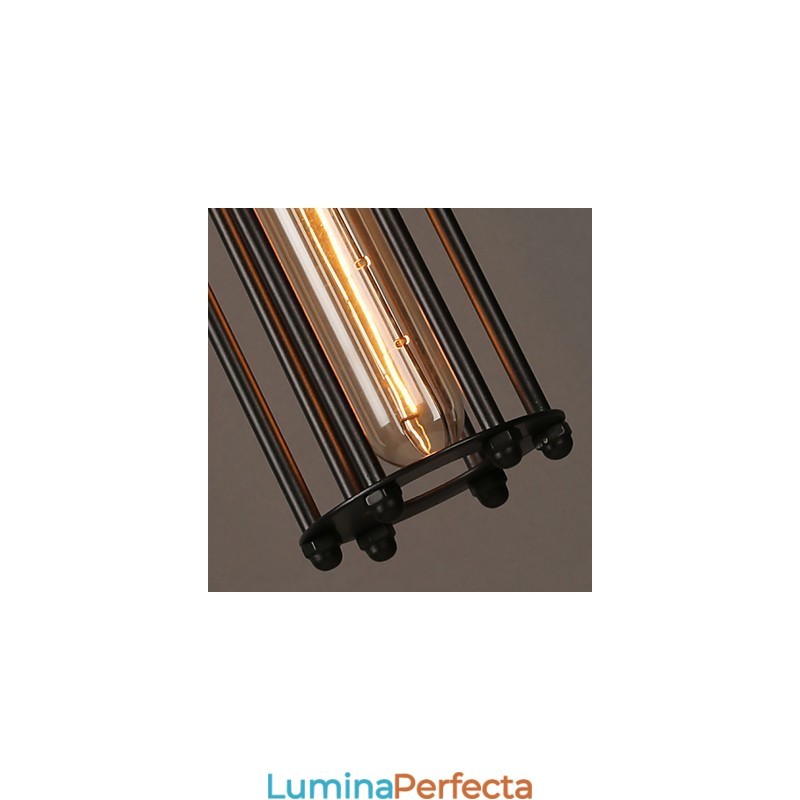 Stil european creativ care restaurează căile antice Fier forjat Alcatraz Lampă cu un singur cap