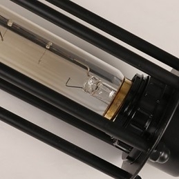 Stil european creativ care restaurează căile antice Fier forjat Alcatraz Lampă cu un singur cap