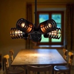 Plafoniere retro clasice din metal Lampe suspendate simple Lampă suspendată cafenea