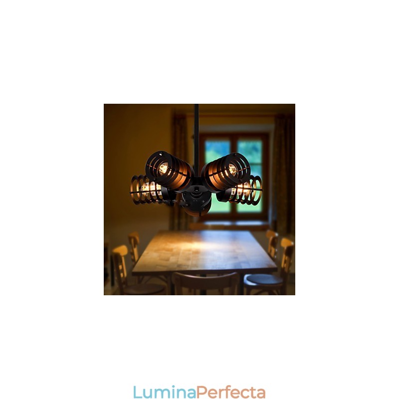 Plafoniere retro clasice din metal Lampe suspendate simple Lampă suspendată cafenea