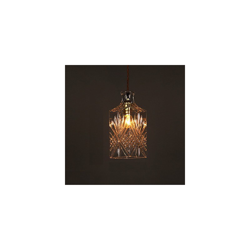 Sticlă romantică Candelabru din sticlă sculptat creativ