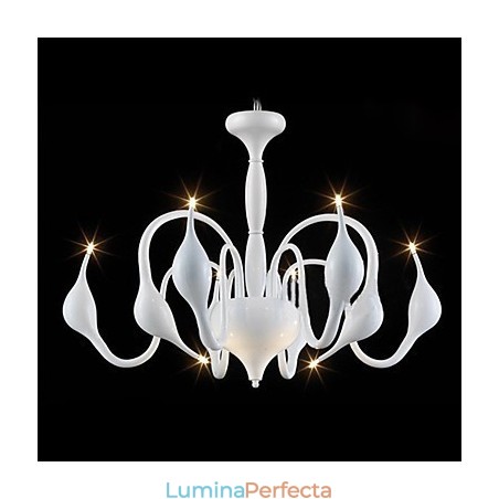 Candelabru din metal galvanizat modern contemporan Candelabru din metal galvanizat modern contemporan