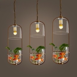 Lampă suspendată cu design decorativ modern și contemporan (nu include plante