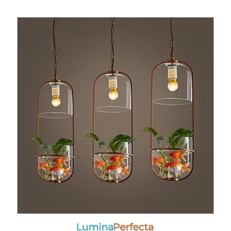 Lampă suspendată cu design decorativ modern și contemporan (nu include plante Lampă suspendată cu design decorativ modern și contemporan (nu include plante