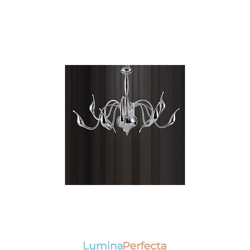 Candelabru din metal galvanizat modern contemporan