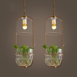 Lampă suspendată cu design decorativ modern și contemporan (nu include plante