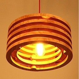 Lampa din lemn de salcie Candelabru din lemn