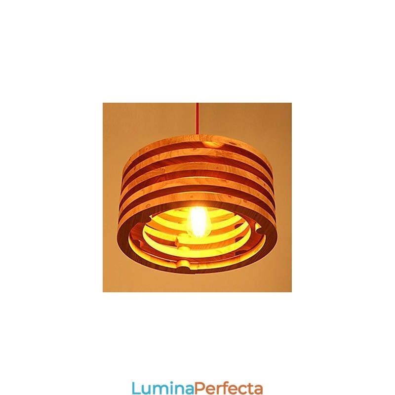 Lampa din lemn de salcie Candelabru din lemn