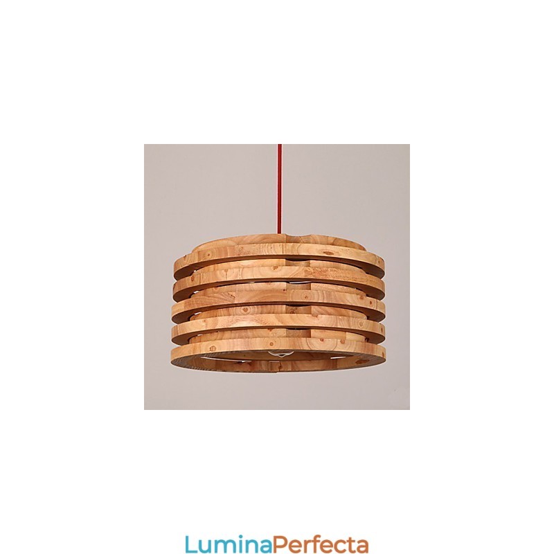 Lampa din lemn de salcie Candelabru din lemn
