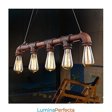 American Country Industrial Vernda Loft Conduit Droplight American Country Industrial Vernda Loft Conduit Droplight
