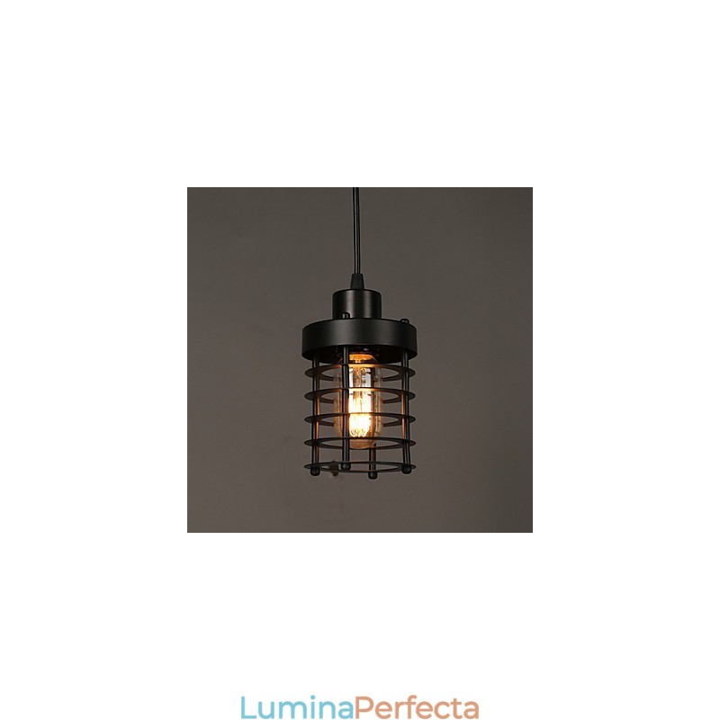 Cerc retro de lămpi cu un singur cap și felinare, candelabru cu caracter de artă