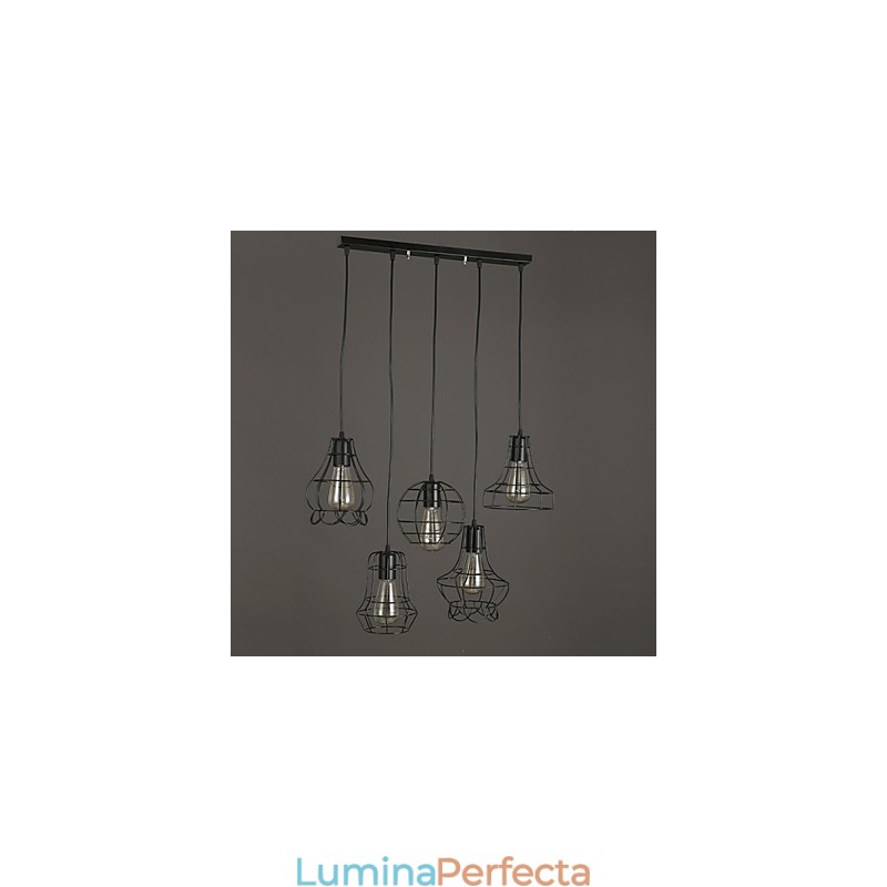 Candelabru din fier forjat cu un singur cap