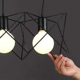 Design creativ contractat și contemporan, un singur cap din fier forjat