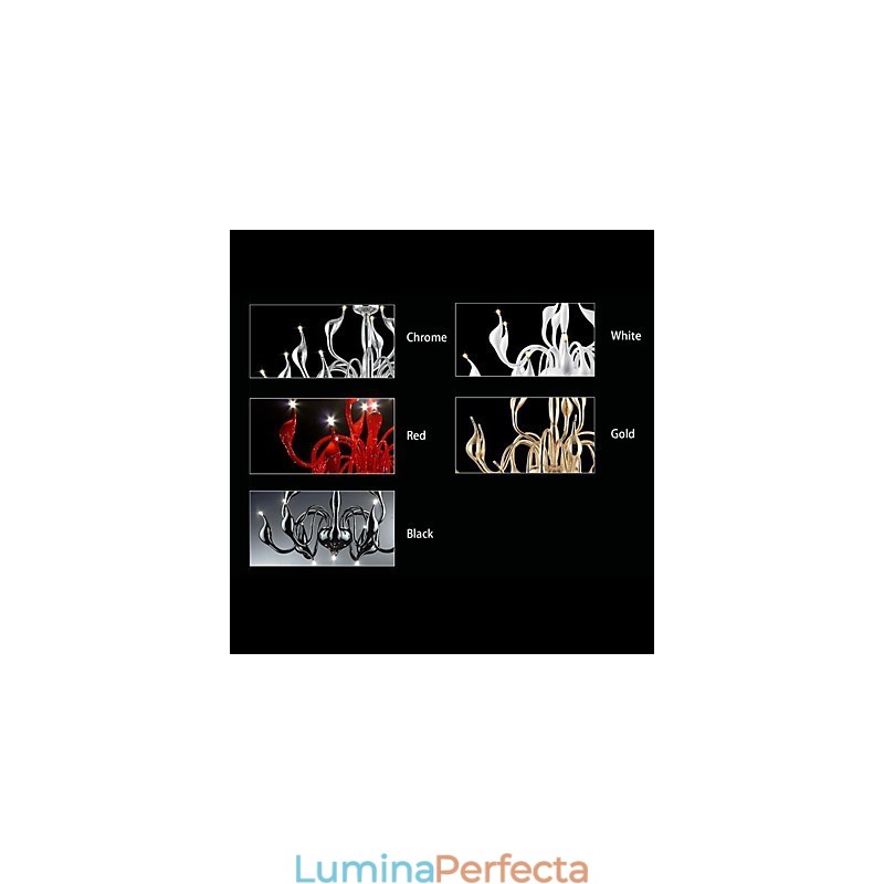 Candelabru din metal galvanizat modern contemporan