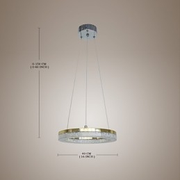 Lampă Pendant Cristal Lampă Modernă Aurie