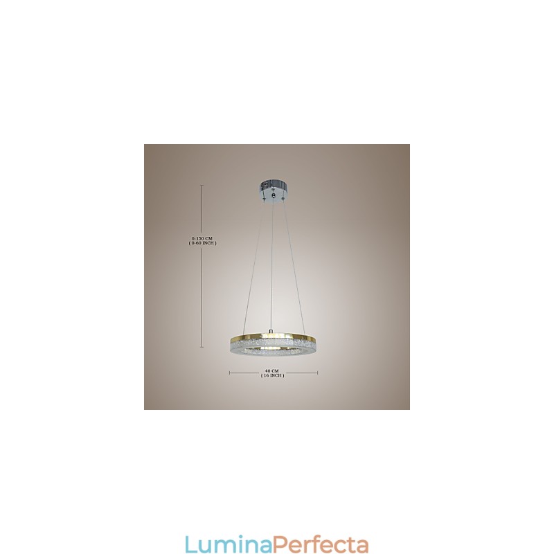 Lampă Pendant Cristal Lampă Modernă Aurie