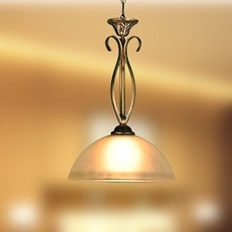 Lampa de masă Northern Rural este contemporană și idei contractate Lampă de sticlă Droplight cu un singur cap