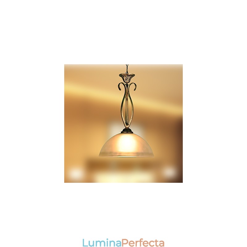 Lampa de masă Northern Rural este contemporană și idei contractate Lampă de sticlă Droplight cu un singur cap
